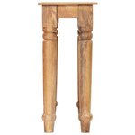 Vidaxl table console 110 x 35 x 77 cm bois de manguier massif