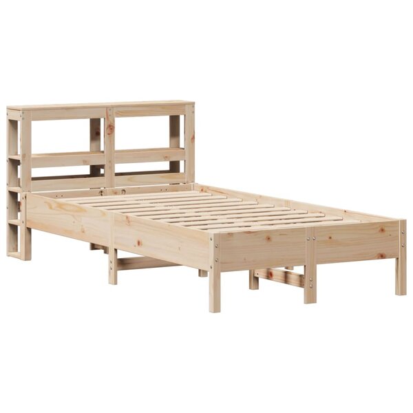 vidaXL Cadre de lit sans matelas 75x190 cm bois de pin massif