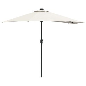 vidaXL Parasol de jardin Couleur sable 294 x 150 x 223 cm tissu