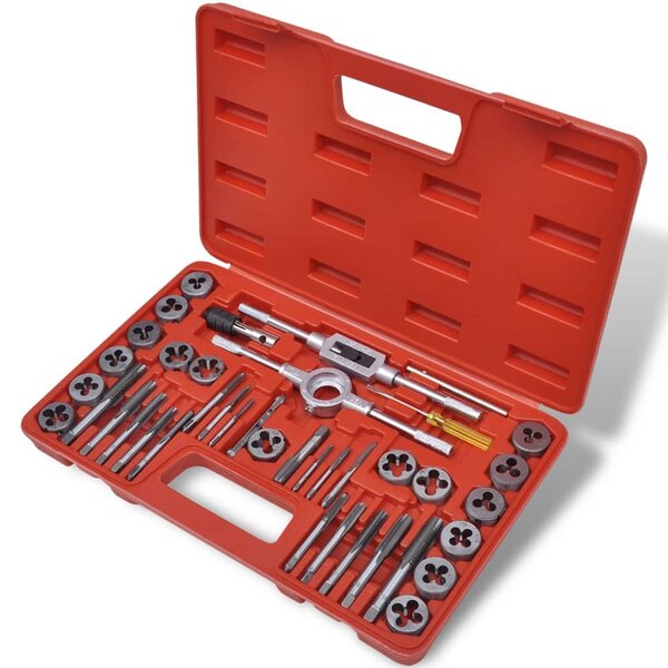 Ensemble de tarauds et matrices 40 Pièces