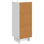 vidaXL Buffet Blanc 33 x 34 5 x 90 cm Bois d'ingénierie