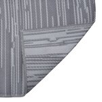 vidaXL Tapis d'extérieur ARAKIL anthracite 80 x 250 cm PP