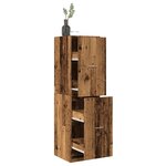 vidaXL Armoire d'apothicaire vieux bois 40x41x144 5 cm bois ingénierie