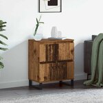vidaXL Buffet Marron 60 x 35 x 70 cm Bois d'ingénierie