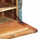 Banc banquette de rangement de chaussures 85 x 40 x 45 cm bois de récupération 02_0010853