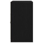 vidaXL Buffet Noir 60.5 x 37 x 67 cm Bois d'ingénierie