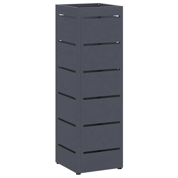 vidaXL Porte-parapluie Anthracite 15 5 x 15 5 x 49 cm Acier