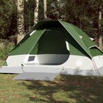 vidaXL Tente de camping à dôme 4 personnes vert imperméable