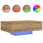 vidaXL Table Basse chêne artisanal 85 x 55 x 31 cm Bois d'ingénierie