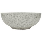 vidaXL Vasque à poser gris rond Φ41x14 cm céramique