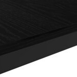 vidaXL Table basse Chêne noir 60 x 30 x 36 cm Bois d'ingénierie