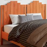 vidaXL Tête de lit cire marron 135 cm bois massif de pin