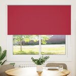 vidaXL Store enrouleur occultant rouge largeur du tissu 156 6 cm