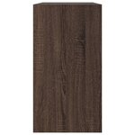 vidaXL Armoire à chaussures chêne marron 80x34x63 cm bois ingénierie