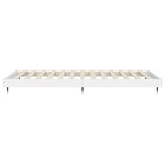 vidaXL Cadre de lit sans matelas blanc 90x200 cm bois d'ingénierie