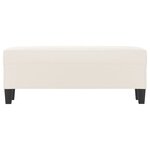 Banc banquette beige 100 x 35 x 41 cm tissu microfibre 02_0010560