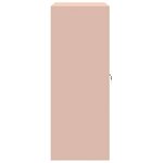 vidaXL Armoire de rangement Rose 90 x 40 x 105 cm Acier