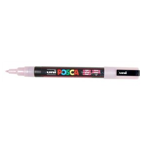 Marqueur PC3ML Pointe conique fine en plastique Rose Pailleté x 6 POSCA