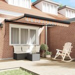 vidaXL Auvent Rétractable Multicolore 300 x 250 cm Tissu et Métal