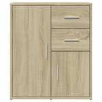 vidaXL Buffet chêne sonoma 60x31x70 cm bois d'ingénierie