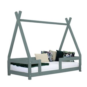 Lit cabane enfant NAKANA 120 x 180 vert sauge