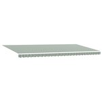 vidaXL Store rétractable automatique Vert et Blanc 600x350 cm