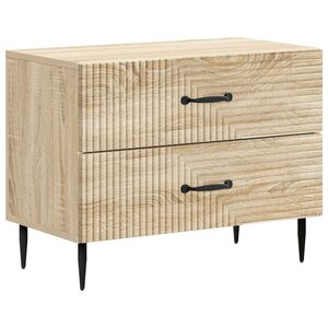vidaXL Cabinet de chevet avec tiroir Chêne Sonoma 62 x 34 5 x 47 5 cm