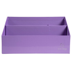 Trieur vertical / porte lettres 3 compartiments carton aquarel - x 4 - exacompta