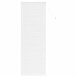 vidaXL Store de Fenêtre avec des rideaux Autre Blanc 80 x 130 cm Aluminium