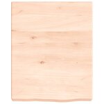 vidaXL Étagère murale 40x50x(2-6) cm bois de chêne massif non traité