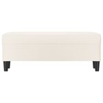 Banc banquette crème 100 x 35 x 41 cm synthétique 02_0010616