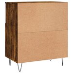 vidaXL Buffets 2 Pièces chêne fumé bois d'ingénierie