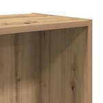 vidaXL Bibliothèque/Meuble TV vieux bois 36x30x143cm bois d'ingénierie