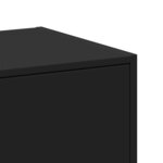 vidaXL Armoire d'apothicaire noir 40x41x144 5 cm bois d'ingénierie