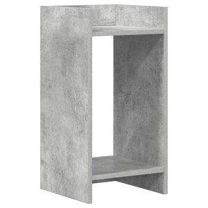 vidaXL Support de Plante Gris béton 30 x 30 x 60 cm Bois d'ingénierie