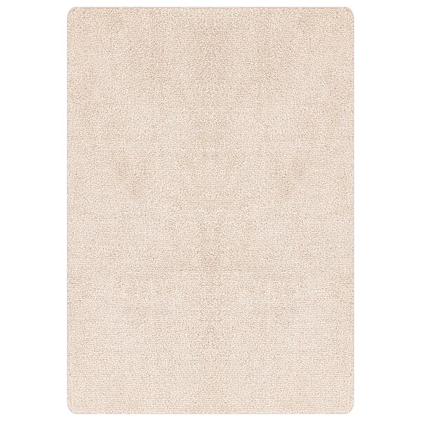 Tapis shaggy vidaXL avec support en latex Crème 240x340 cm