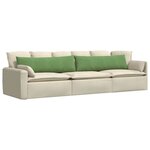 vidaXL Coussins de canapé 2 Pièces Vert clair 145 x 40 cm