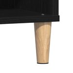 Table basse vidaXL chêne noir 60x60x30 cm bois aggloméré