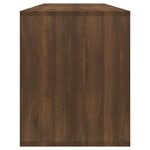 vidaXL Meuble TV chêne marron 130x35x50 cm bois d'ingénierie