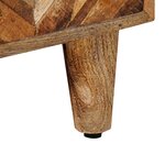 vidaXL Armoire d'évier Marron 62 x 33 x 58 cm Bois de mangue massif