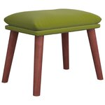 vidaXL Repose-pied Vert clair 45x29 5x35 cm Velours