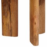 vidaXL Tables basses gigognes 3 Pièces Marron Bois de mangue massif