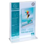 Porte-visuel Droit Vertical A5 - Cristal - X 30 - Exacompta