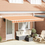 vidaXL Auvent Rétractable Multicolore 400 x 200 cm