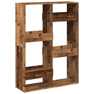 vidaXL Bibliothèque vieux bois 100x33x135 cm bois d'ingénierie
