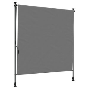 vidaXL Store Roulant Extérieur Gris clair 120 x 270 cm