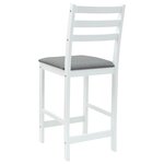 vidaXL Chaises de salle à manger 2 Pièces Blanc 40 x 47 5 x 99 5 cm