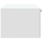 vidaXL Meuble TV mural 98 x 41 x 30 cm Blanc Bois d'ingénierie