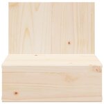 vidaXL Table de chevet avec tiroir 2 Pièces Marron 42 x 32 5 x 40 cm