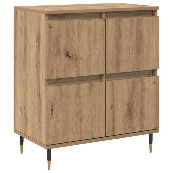 vidaXL Buffet Marron 60 x 35 x 70 cm Bois d'ingénierie